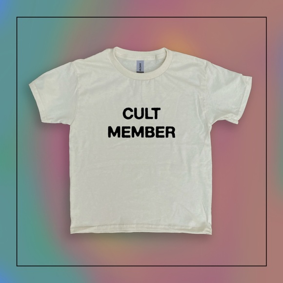 CULT MEMBER T Shirt, Y2K Aesthetic, Funny Shirt - Picture 6 of 9